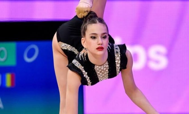Gimnastică ritmică: Amalia Lică, locul 8 în finala de la panglică, la Europene