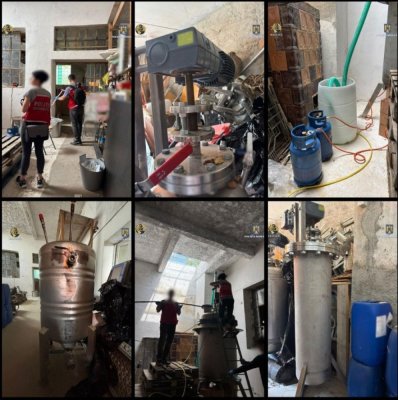 Unul dintre cele mai mari laboratoare de droguri sintetice din România a fost anihilat de DIICOT