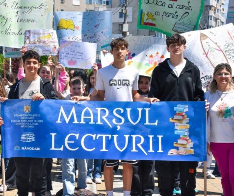 Primăria Năvodari a organizat Marșul Lecturii – Ediția a II-a  