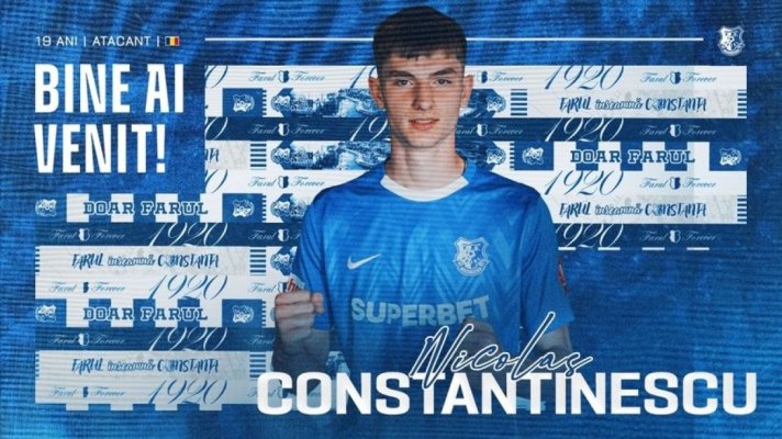 Farul Constanţa l-a transferat pe atacantul Nicolas Constantinescu