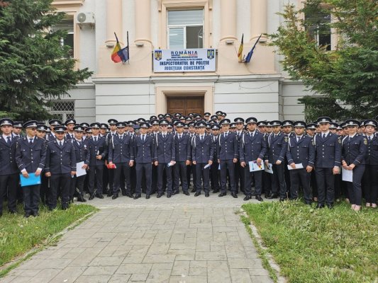 Peste 150 de polițiști veniți după băncile școlii sunt de astăzi angajați ai IPJ
