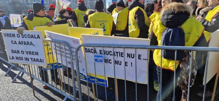 Revolta din educație crește: Sindicaliștii îl critică pe Nicușor Dan pentru declarații „inacceptabile”