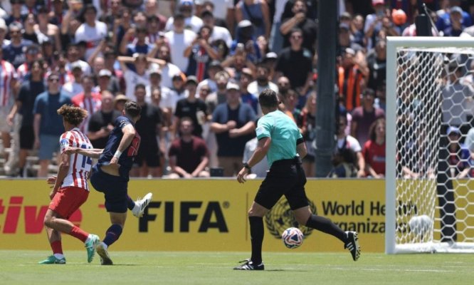 PSG - Atletico Madrid 4-0, Lee Kang-In marchează din penalty