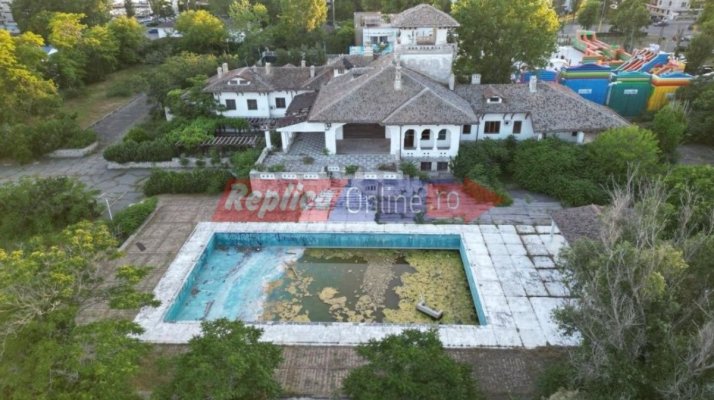 Vila Reginei Maria din Mamaia zace în paragină și ignoranță. Video