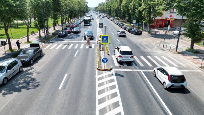 Noi scuaruri mediane au fost amenajate la trecerile de pietoni situate pe Lăpușneanu și în stațiunea Mamaia 