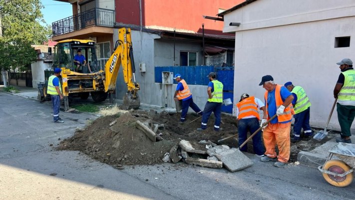 Primăria Constanța desfășoară lucrări de reabilitare a infrastructurii rutiere și pietonale. Vezi în ce zone
