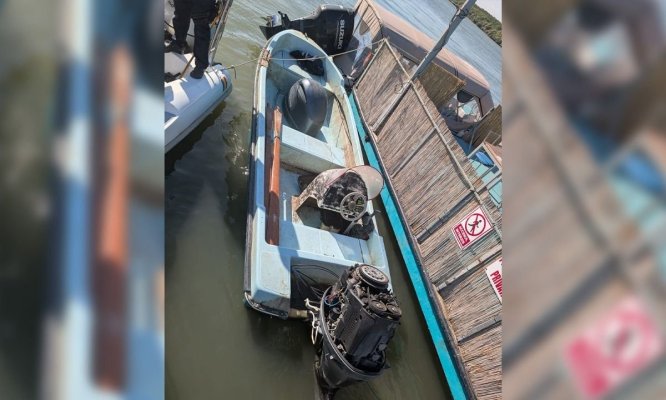 Motor de barcă, căutat de autoritățile din Suedia, descoperit în Mahmudia de polițiștii Gărzii de Coastă