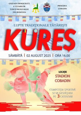 UDTTMR anunță organizarea unei noi runde de lupte tradiționale tătărești – Kureș, în parteneriat cu Primăria Cobadin