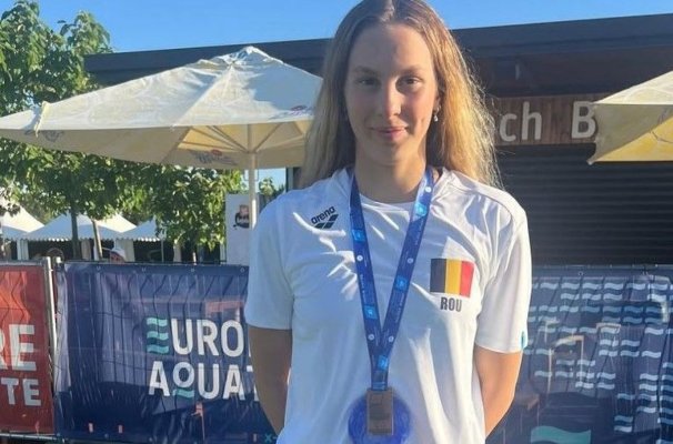 Înot: Daria Silișteanu, medaliată cu aur în proba de 100 m spate la Europenele de juniori