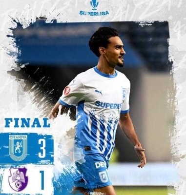 Fotbal: Universitatea Craiova, la prima victorie în noul sezon al Superligii, 3-1 cu FC Argeș