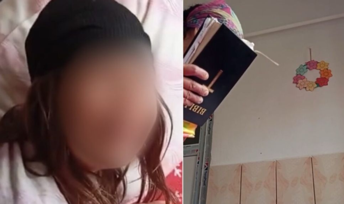Copila supusă unui ritual de exorcizare de către mamă a fost preluată de Protecția Copilului