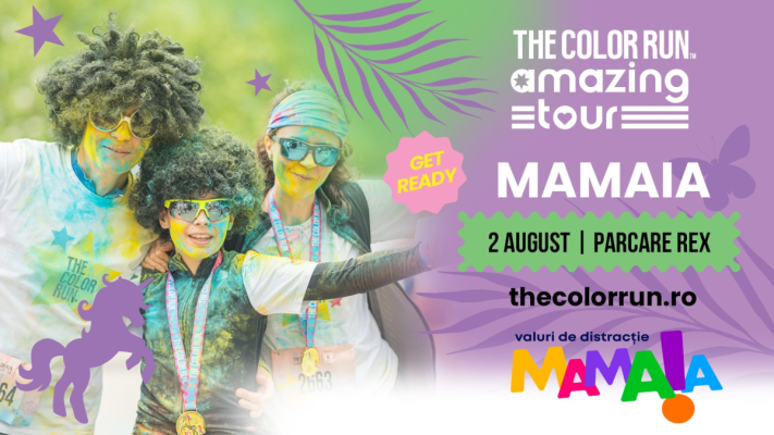 Valuri de Culoare și Energie: The Color Run revine la Mamaia pe 2 august 2025