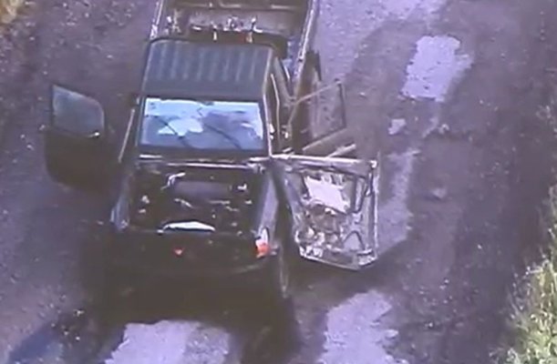 Doi luptători români, răniți în Ucraina, după ce mașina le-a fost lovită de o dronă rusească