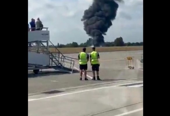Un avion s-a prăbușit pe aeroportul Southend din Essex, Marea Britanie. Video