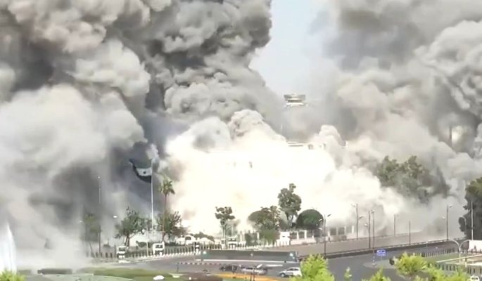Israelul a bombardat capitala Siriei. Cartierul general al armatei a fost aruncat în aer. Video