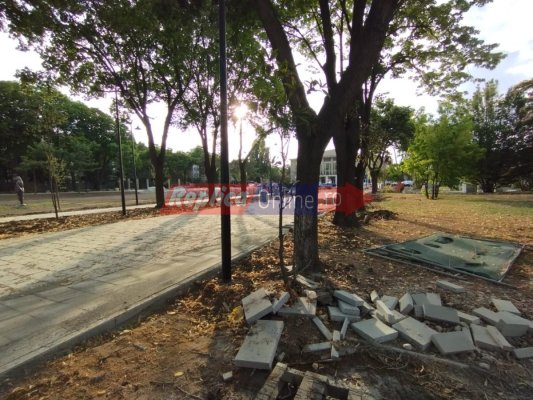 15 iulie este noul termen de finalizare al lucrărilor la Parcul „Oleg Danovski“!