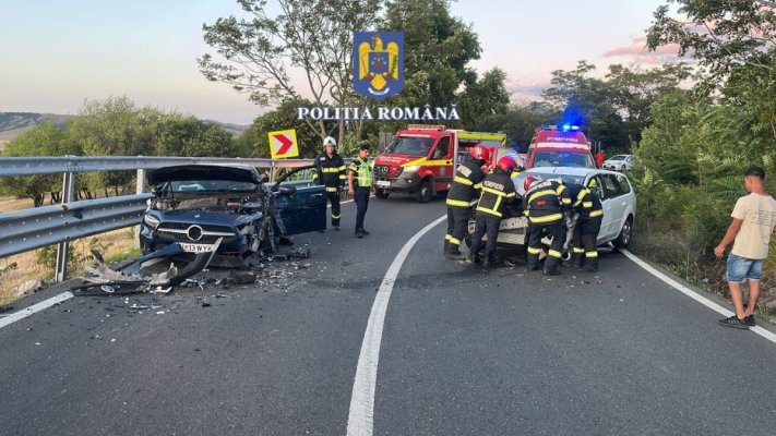 Accident rutier, între localitățile tulcene Horia și Atmagea. Un bărbat a fost rănit