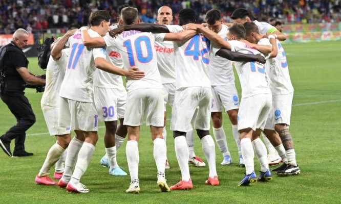 Inter d'Escaldes - FCSB 2-1. Campioana României s-a calificat cu mari emoții în turul 2 preliminar UCL