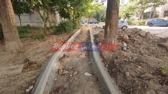 Soluție fiabilă sau urbanism haotic? Mai multe trotuare vor fi sacrificate pentru a se amenaja parcări! Video
