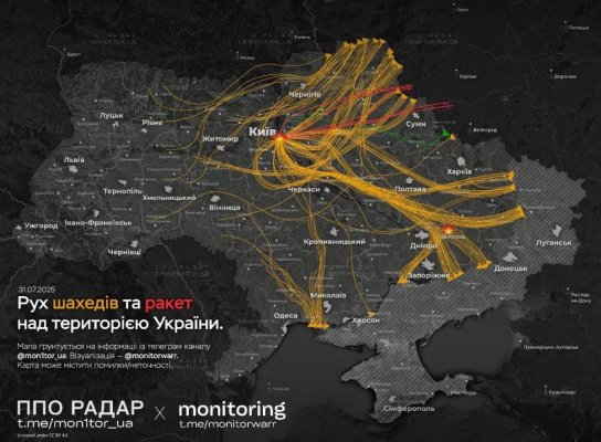 Rușii au lansat un atac dezlănțuit asupra Kievului: Ploaie de drone și rachete. Haos în capitala Ucrainei