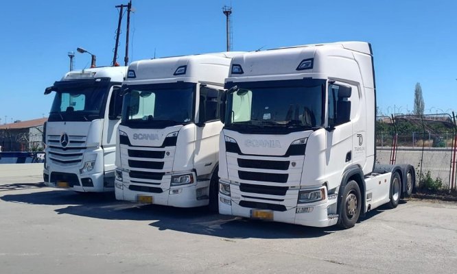 Trei autocamioane furate din Danemarca, depistate în Portul Constanța