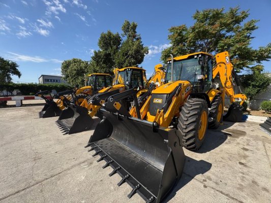Consiliul Județean Constanța a achiziționat 5 buldoexcavatoare pentru noua etapă de dezvoltare a DJCT