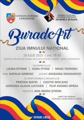„BuradArt-Ziua Imnului Național“, ediția a-III-a, un omagiu muzical adus simbolului unității românești