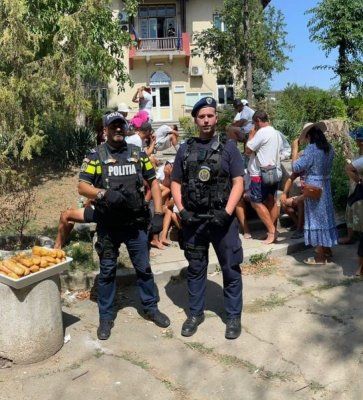 Poliția, acțiune amplă pentru combaterea comerțului ilicit, la Eforie. Video