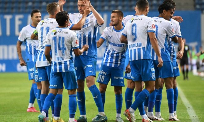 Superliga: Universitatea Craiova s-a impus pe final, 2-1 cu Universitatea Cluj