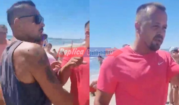 Teroare pe plaja din Mamaia Nord: Doi așa ziși interlopi au agresat un bărbat, sub ochii copiilor. Video