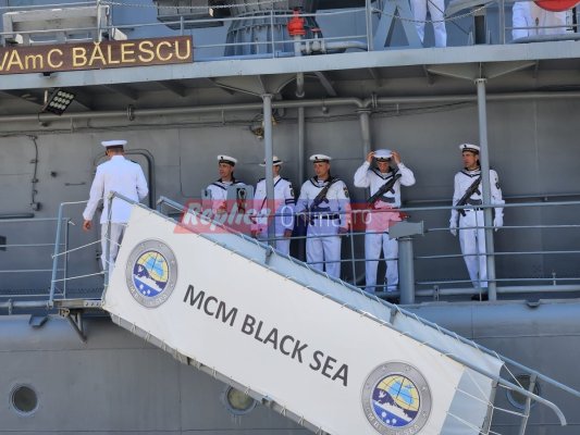 România preia, pentru șase luni, comanda Grupului operativ pentru combaterea minelor marine din Marea Neagră. Video