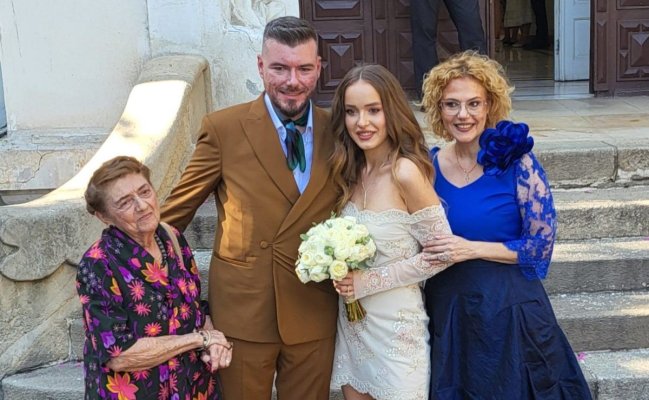 Mara, fiica Ralucăi Moianu, s-a cununat religios cu Virgil Boglea în Italia. Cum a arătat mireasa în ziua cea mare