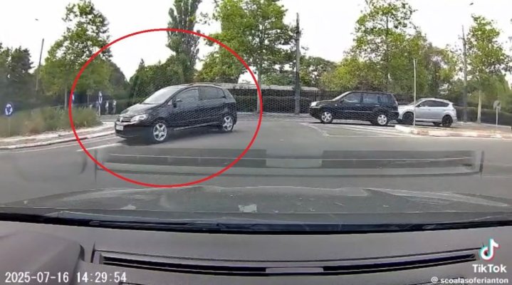 Șoferii care s-au mișcat cu ”talent”, în sensul giratoriu de pe Soveja, zona Lidl, ar trebui premiați! Video