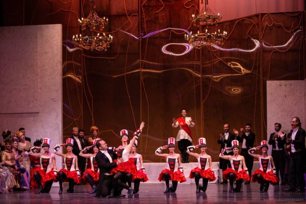 Spectacolul „Liliacul” de Johann Strauss-fiul, la Teatrul Național de Operă și Balet „Oleg Danovski”