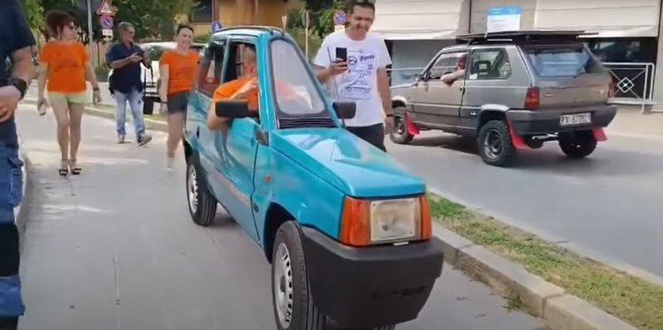 Flat Fiat. Cine a creat mașina care sfidează orice logică. Video