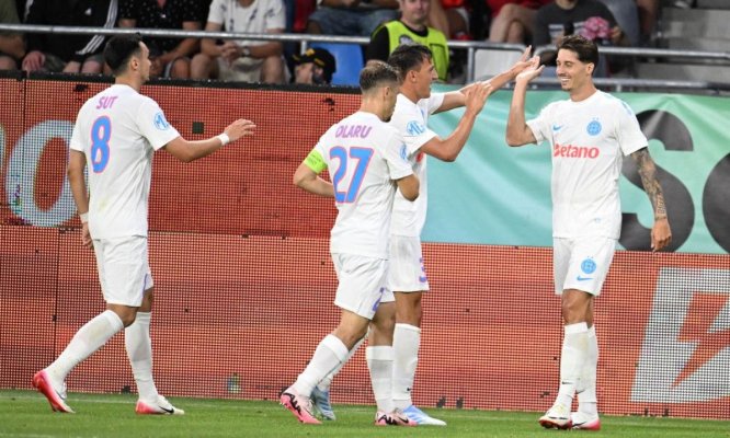FCSB - Inter Club d'Escaldes 3-1 și returul se anunță dificil