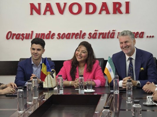Primarul din Năvodari a primit vizita unei delegații din India