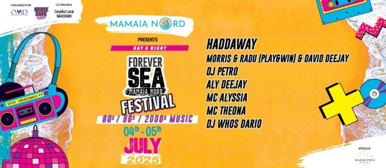 Foreversea Festival Mamaia Nord, locul unde în perioada 4-5 iulie se aud hiturile anilor ’80, ’90 și 2000