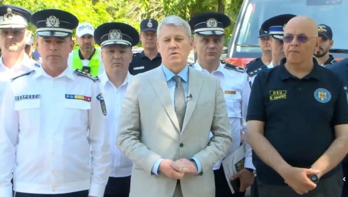 Cătălin Predoiu și Bogdan Despescu ședință de urgență cu toate structurile MAI pe litoral. Video