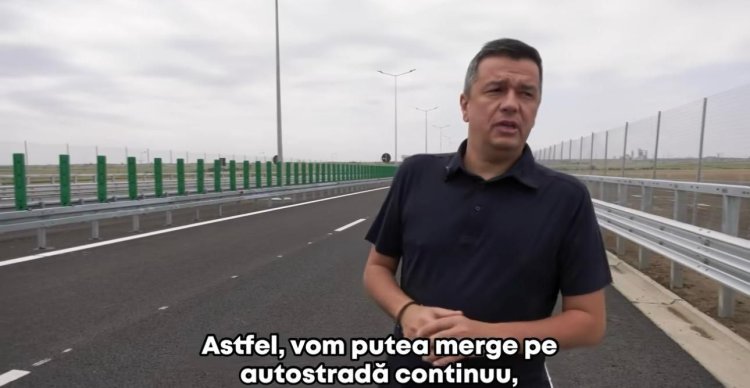 De azi se circulă pe drum de mare viteză între Craiova şi Constanța.Video