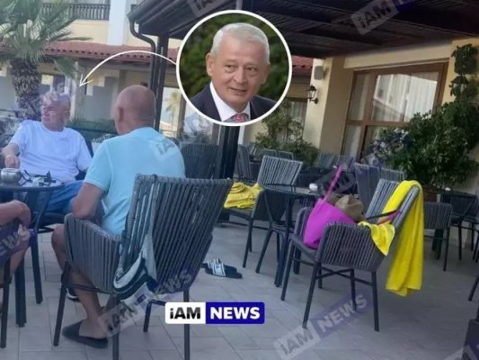Sorin Oprescu, relaxat la masă cu prietenii, în Grecia. Autoritățile nu îl pot extrăda