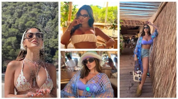 Surorile Alexandra şi Natalia Mateuţ au atras toate privirile pe plajele din Ibiza