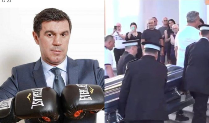 Sicriul cu trupul neînsuflețit al campionului Mihai Leu a ajuns acasă, la Hunedoara