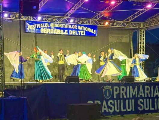 Ansamblului “Canlar” al Organizației UDTTMR Cobadin, prezent la Festivalul-Concurs al Minorităților Naționale “Serbările Deltei”