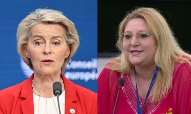 Diana Șoșoacă i-a făcut public numărul de telefon al Ursulei von der Leyen. Vezi de ce