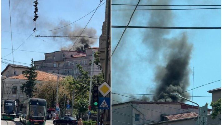 Alertă la Iași! Incendiu puternic la Maternitatea „Cuza Vodă” din Iași! Mame și bebeluși, evacuați! Video