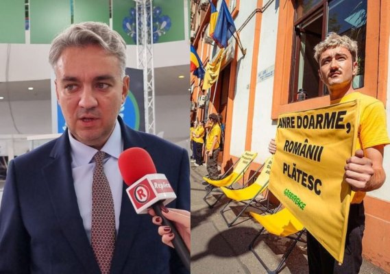Președintele ANRE, George Niculescu, despre protestul activiștilor Greenpeace: Au venit să facă poze... pentru marketing 