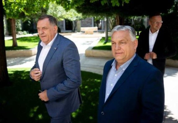Viktor Orban s-a întâlnit cu liderul sârb bosniac Milorad Dodik, susținut de Rusia