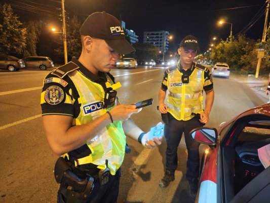 Acțiuni desfășurate de polițiștii rutieri, în stațiunile de pe litoral 