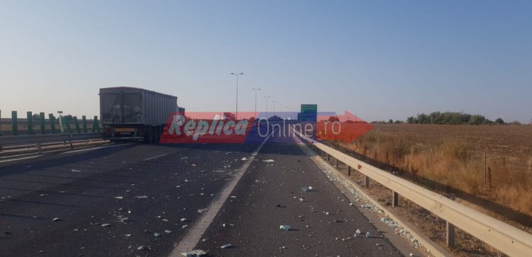 Atenție! Circulație îngreunătă pe A4 între Constanța și Ovidiu din cauza unui accident